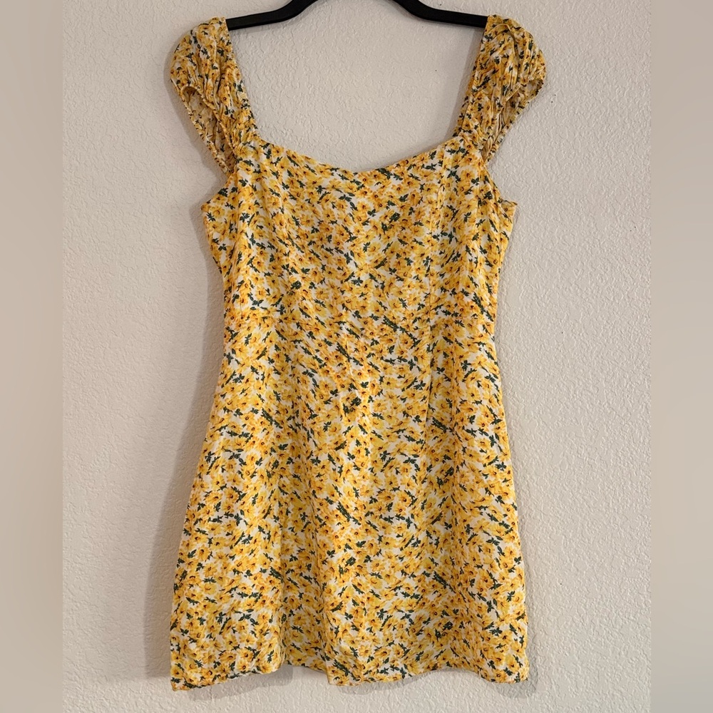 Edit by 9 Floral Yellow Mini Dress